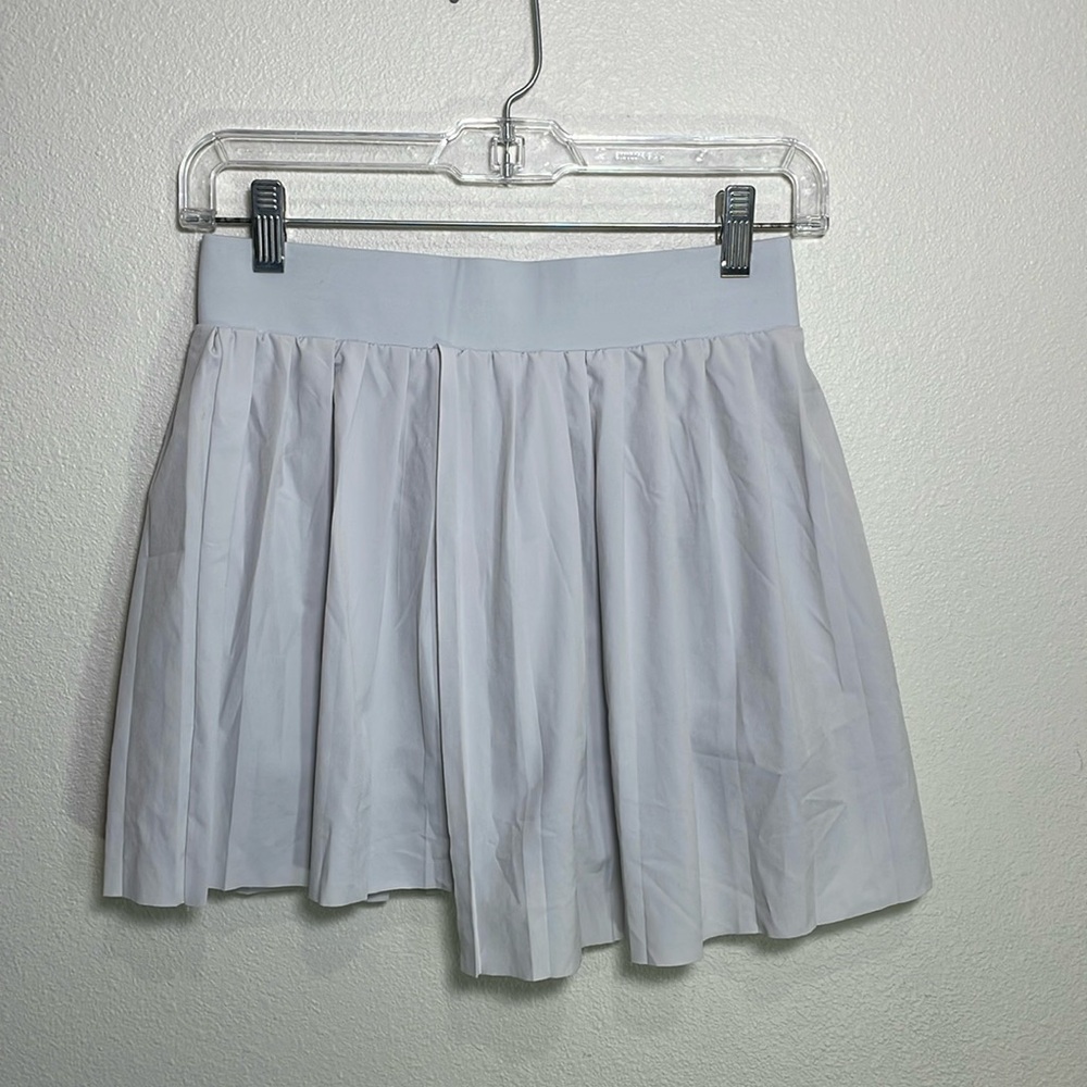 Varley Melody Tennis Skort Golf Skirt Pleated Light Gray VAR01021 Size X-Small